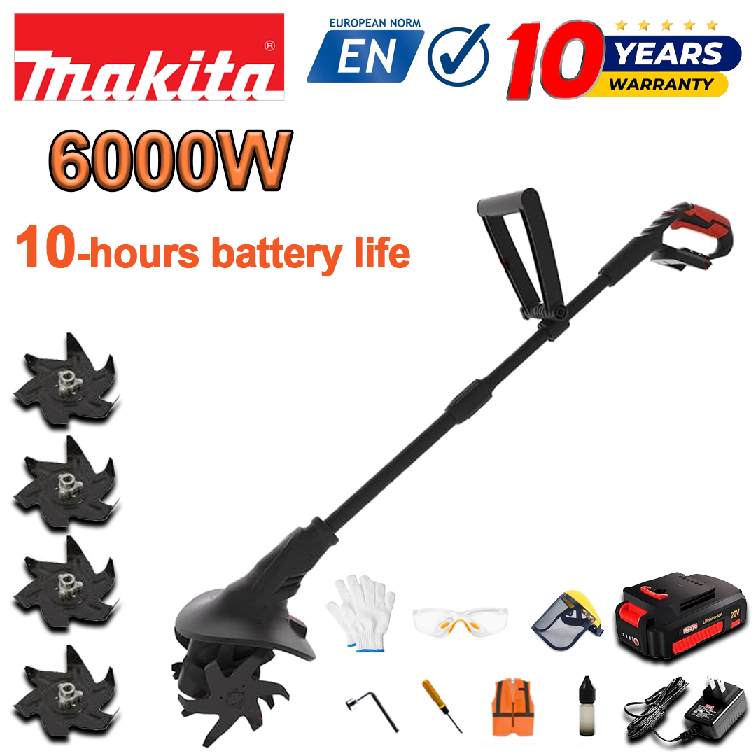 (Výdrž baterie 10 hodin) 6000W pluh + 96V lithiová baterie * 1 + rychlonabíječka * 1 + radlice pluhu * 4 + různé příslušenství