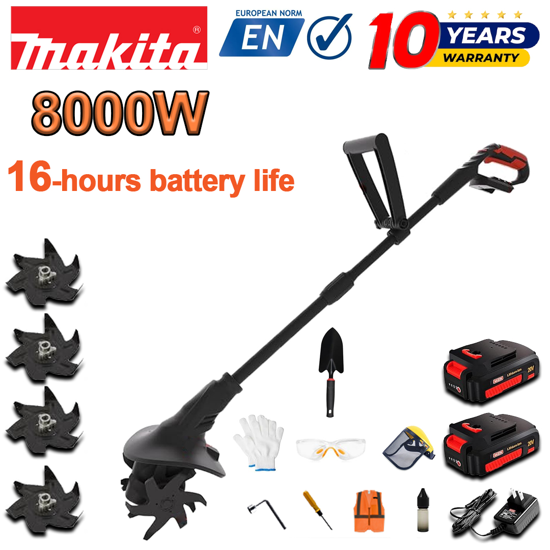 (Výdrž baterie 16 hodin) 8000W pluh + 96V lithiová baterie * 2 + rychlonabíječka * 1 + lopata * 1 + radlice pluhu * 4 + různé příslušenství