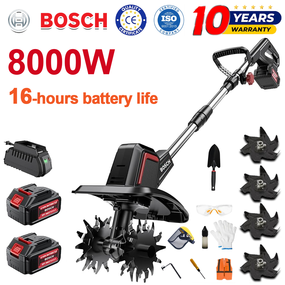 (Výdrž baterie 16 hodin) 8000W pluh + 96V lithiová baterie * 2 + rychlonabíječka * 1 + lopata * 1 + radlice pluhu * 4 + různé příslušenství