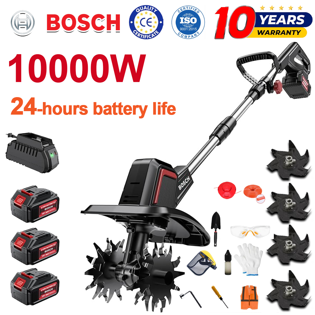 (Výdrž baterie 24 hodin) 10000W pluh + 96V lithiová baterie * 3 + rychlonabíječka * 1 + lopata * 1 + radlice pluhu * 4 + řezací kotouč * 1 + řezací lano * 1 + různé příslušenství